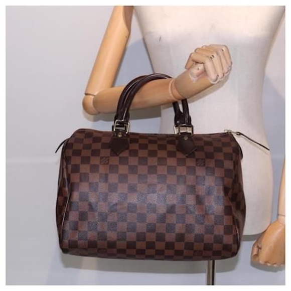 Authentic LOUIS VUITTON Damier Ebene Speedy 30 - Picture 3 of 11